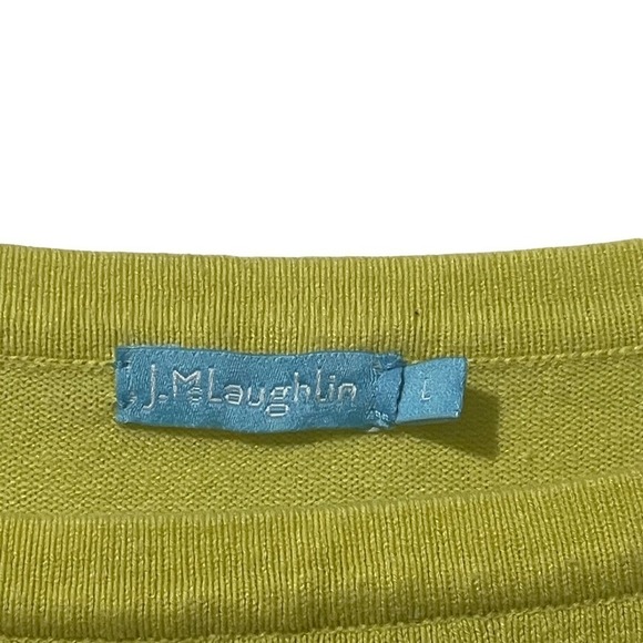 J McLaughlin Striped Boat Neck Top w/Button Detail - Picture 3 of 6